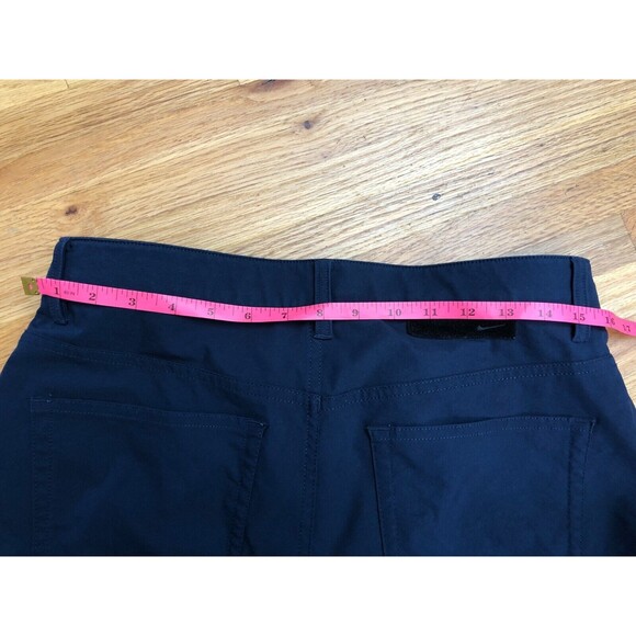 Nike Dri-Fit Golf Pant Men 32x30 Blue Logo Graphic Slim Fit Skinny Leg Polyester - Picture 6 of 10